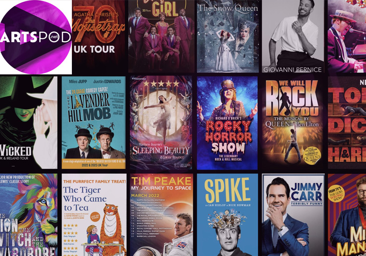 Artspod theatre and arts platform helping audiences discover shows and creative events